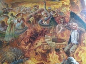 ад, Путин, СССР, фреска