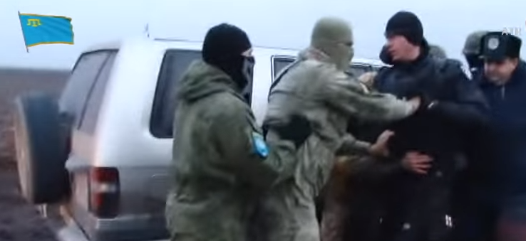 Крымский телеканал показал, как силовики штурмовали участников крымской блокады