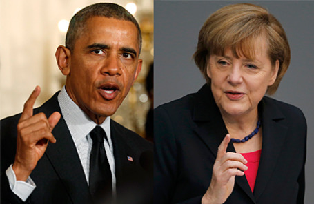 Обама и Меркель обсудили конфликт на Донбассе: выполнение Минских соглашений нужно ускорить