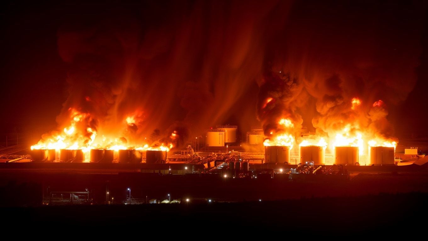 БпЛА разбомбили крупную российскую нефтебазу в оккупированной Феодосии – видео ударов