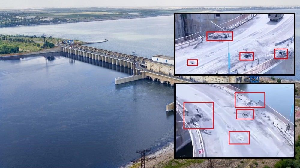 ВСУ нанесли удар по мосту на Каховской ГЭС: у оккупантов на западном берегу Днепра крупные проблемы - СМИ