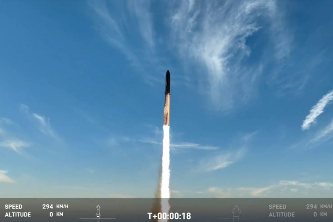 ​Starship успешно запущен: появились кадры испытаний самой мощной ракеты в мире