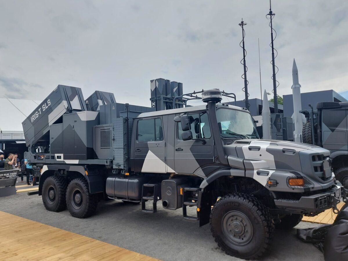 У Німеччині показали новий ЗРК IRIS-T SLS, який може отримати Україна