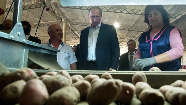 Путин - фермерам: Мы - самая богатая страна!