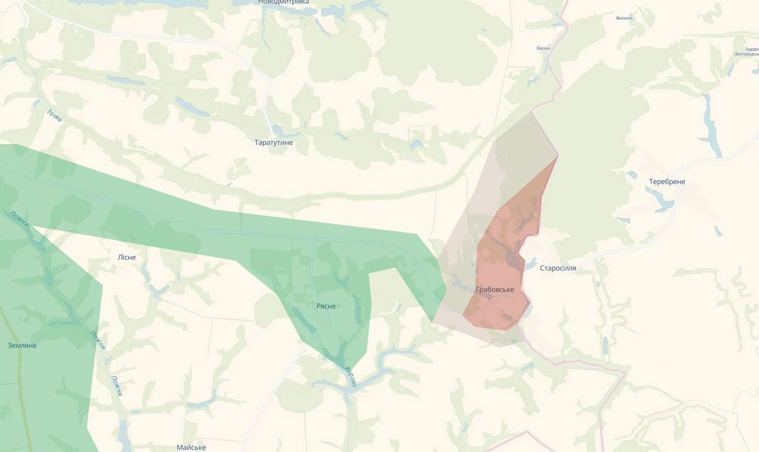 Армия РФ временно оккупировала Грабовское в Сумской области – DeepState