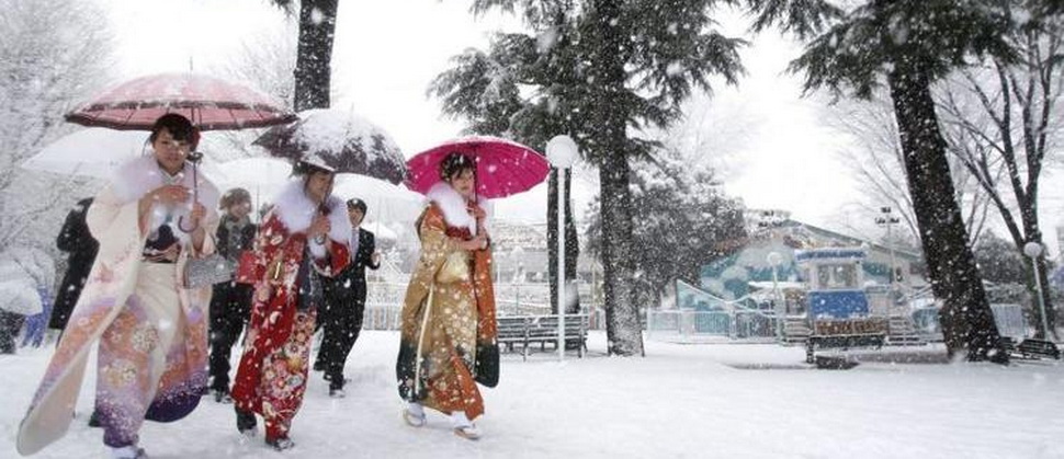 Японию атаковал смертельный снегопад: за один день более 10 погибших и сотни пострадавших - кадры