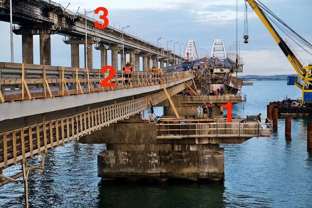 У Кримського мосту серйозні проблеми: пошкодження під час вибуху важчі, ніж говорила Москва, – ЗМІ