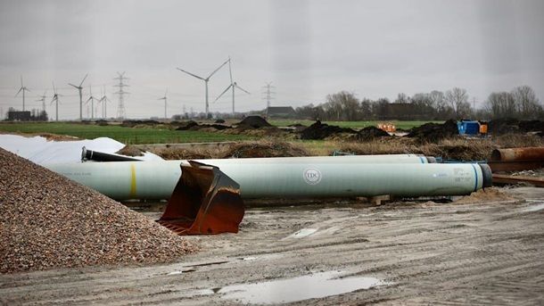 Строящийся газопровод повредили неизвестные диверсанты на севере Германии