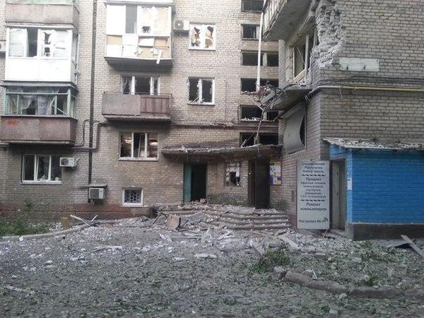 Мэрия Донецка: в городе новые повреждения жилых домов