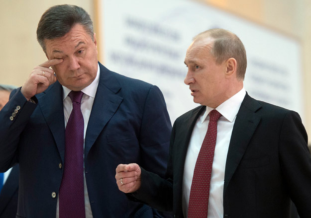 Владимир Путин: Россия никогда не проталкивала и не пропихивала Януковича к власти в Украине