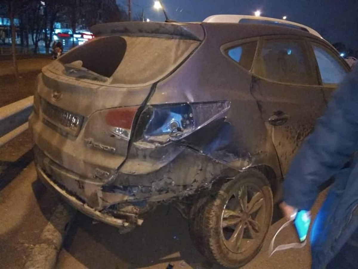 "Машине пи*а", - в Харькове студент из Египта протаранил автомобиль депутата, детали