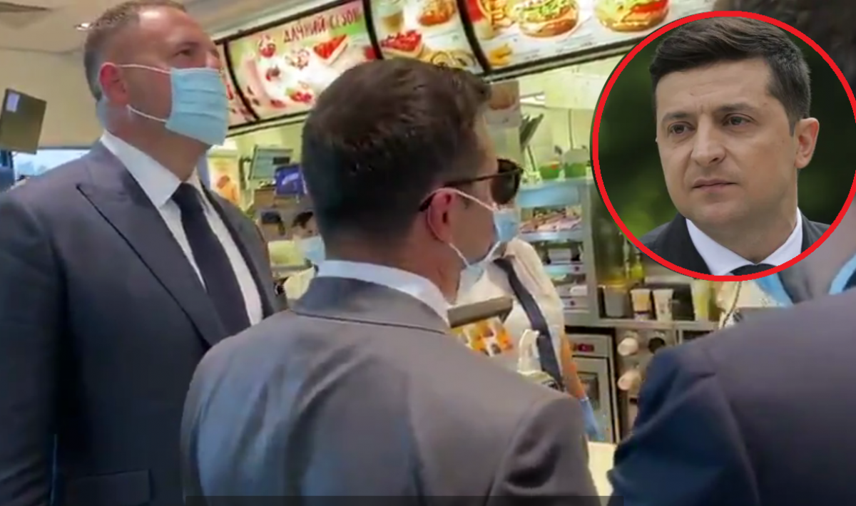 Зеленский в Днепре зашел в McDonald’s: видео, как президента встретили посетители 