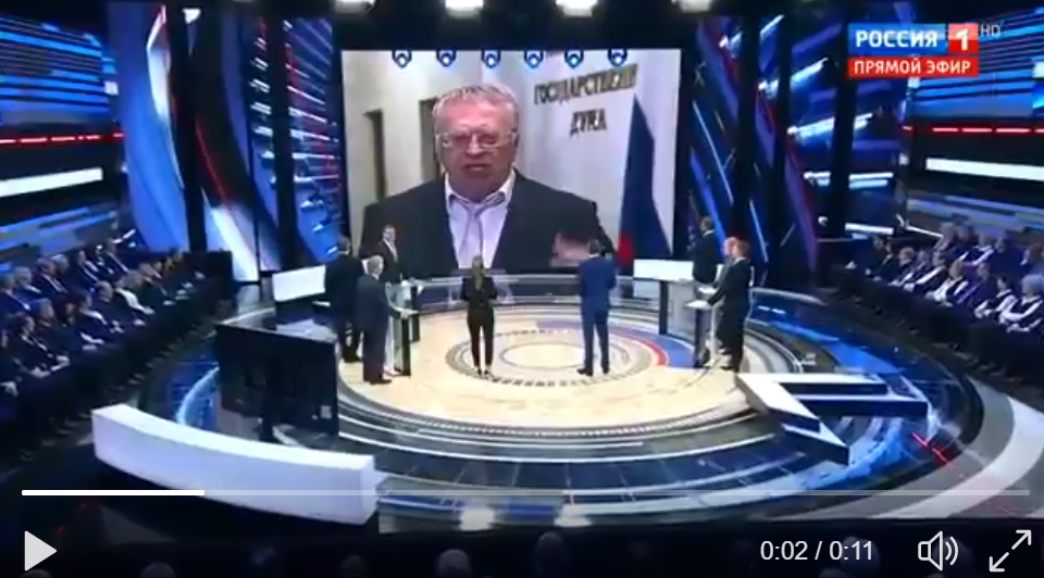 Жириновский шокировал предложением к США отдать Украину и Киев на растерзание Кремля: опубликовано видео скандального заявления на россТВ - кадры