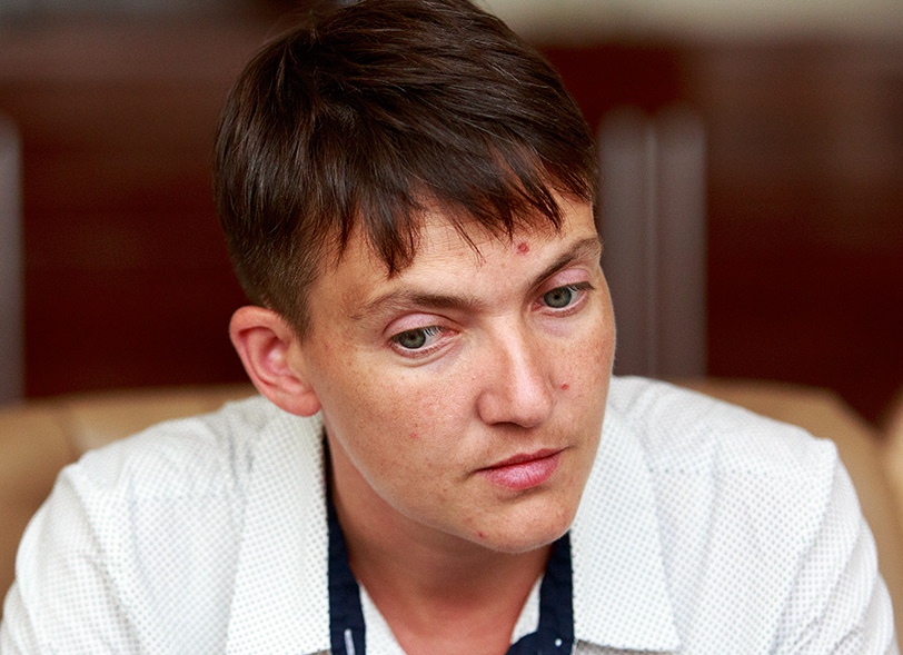 Надежда Савченко предложила женщинам и детям воевать за Крым