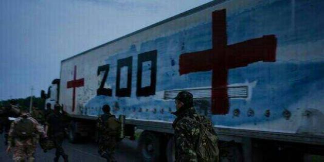Террористы ДНР доставили грузовик трупов в донецкий морг