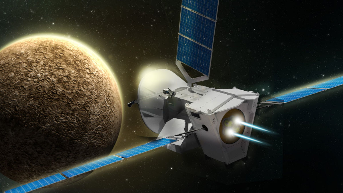 Аппарат BepiColombo Европейского космического агентства прислал первые фото поверхности Меркурия