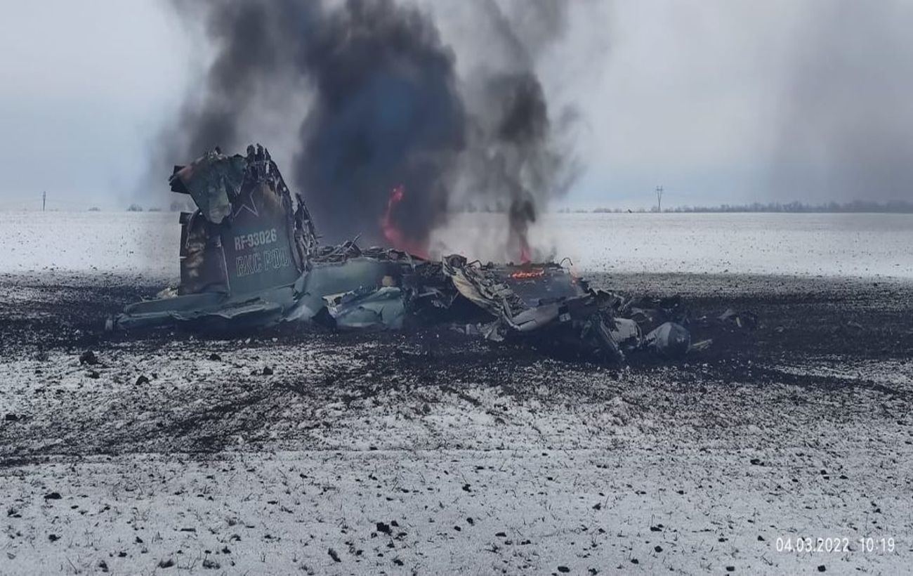 Под Волновахой ВСУ уничтожили Ми-8 оккупантов, прибывший на помощь сбитому Су-25 