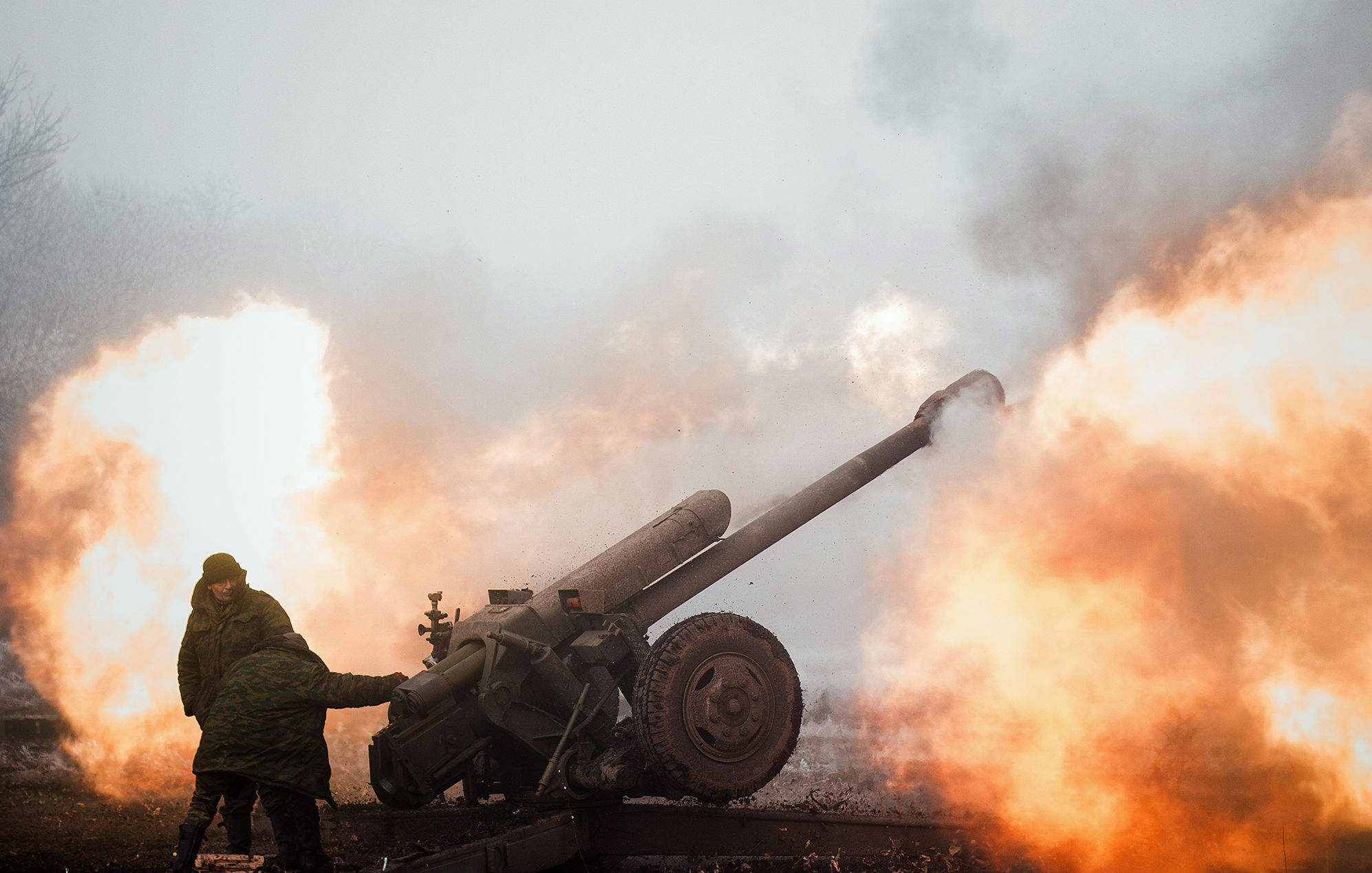 Российские военные ночью обстреляли Горловку: стрелять по боевикам приказал российский офицер Алтаец, фото 