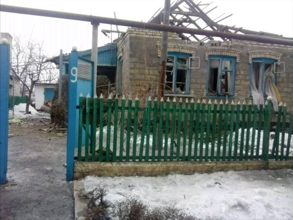 Как выглядит Красногоровка после обстрела 18 января