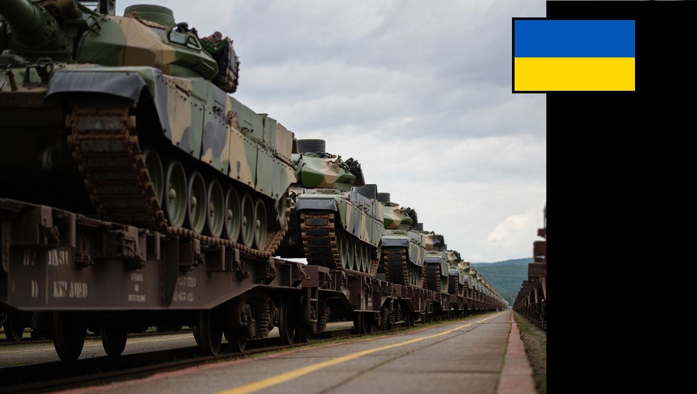 В Украину едет целая армада бронетехники из Европы: сотни натовских БТРов заметили на границе