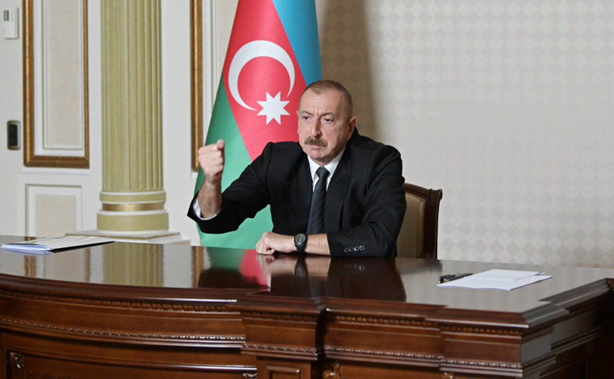 Президент Азербайджана Алиев о конфликте с Арменией: "Нам надоели переговоры"