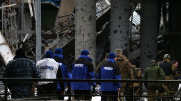 ОБСЕ: в донецком аэропорту мы насчитали 50 взрывов 