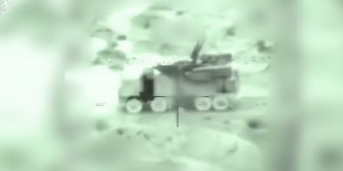 Израиль ликвидировал российский комплекс ПВО "Панцирь-С1" – кадры и видео