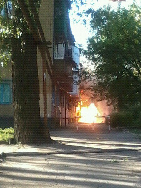 Как выглядит Киевский проспект в Донецке после обстрела