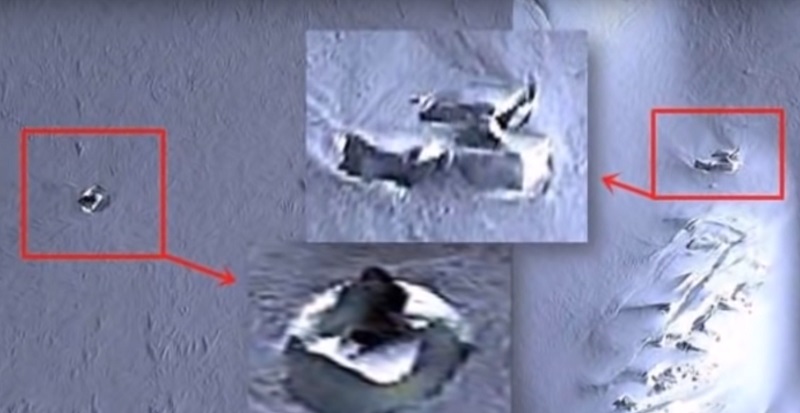 Огромные дискообразные объекты: в Сети появились кадры НЛО, потерпевшего крушение в Антарктиде 