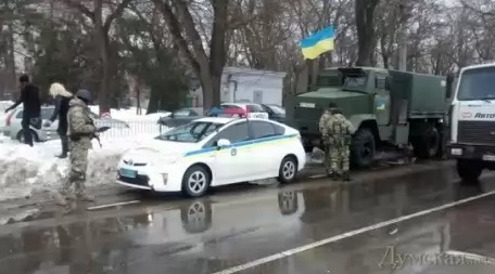 Военнослужащие Нацгвардии прибыли охранять правопорядок в Одессе