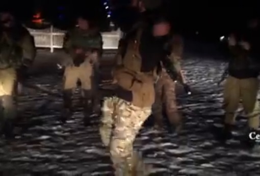 Российские СМИ показали, как "ополченцы Донбасса танцуют лезгинку перед походом на Львов"