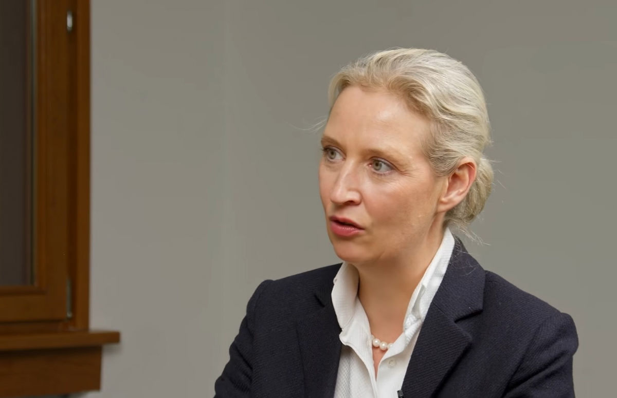 Лидер "АдГ" Вайдель выступила с заявлением по вопросу украинских беженцев в Европе и помощи Украине