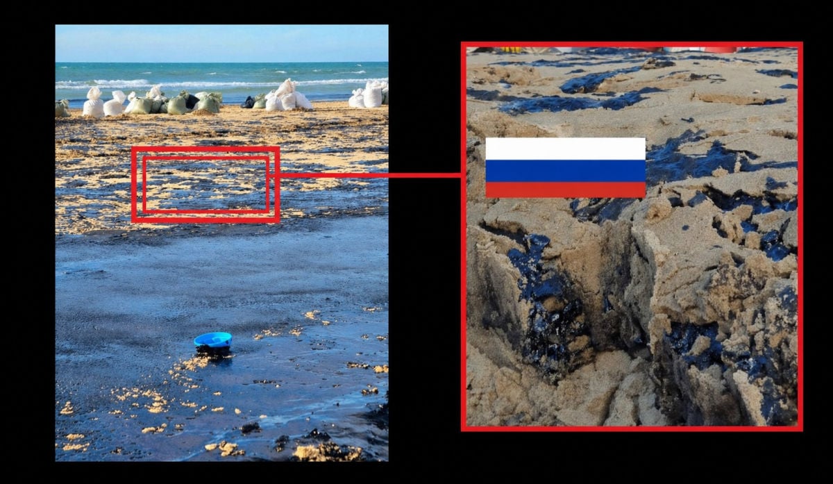 Туапсе тонет в мазуте толщиной в полметра: новые пятна плывут к берегу Сочи