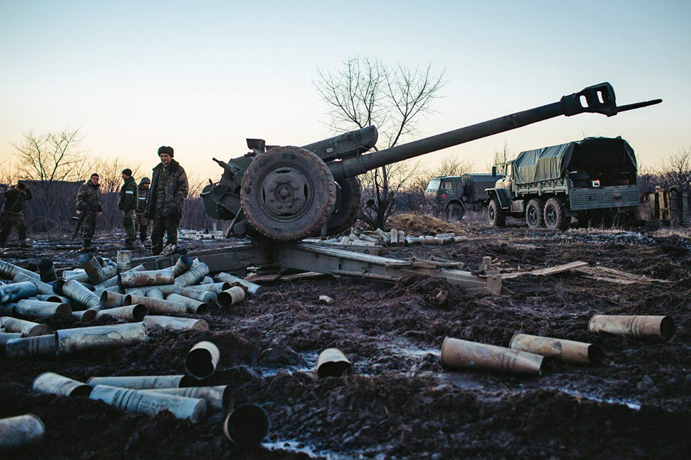 Боевики по-своему отмечают Вербное Воскресенье, обстреляв Правдовку и уничтожив там церковь