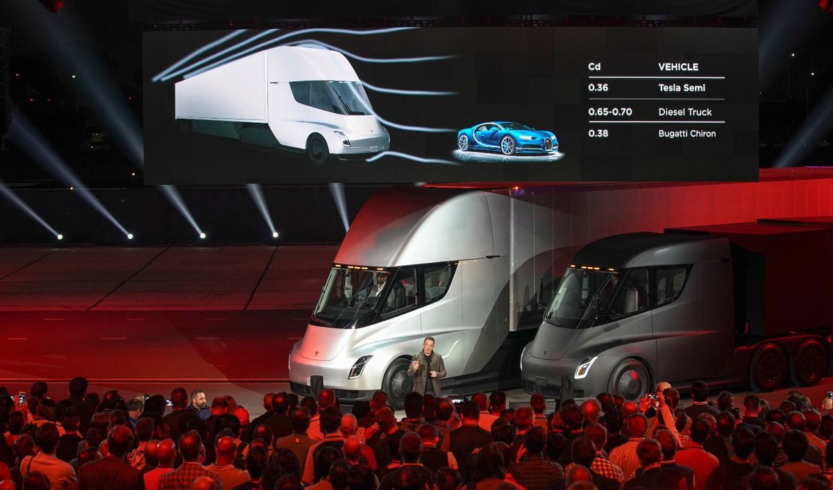 Компания Tesla представила миру "авто будущего": новый электрогрузовик Semi Truck, способный набрать 100 км/ч за 5 секунд, поразил всех - кадры