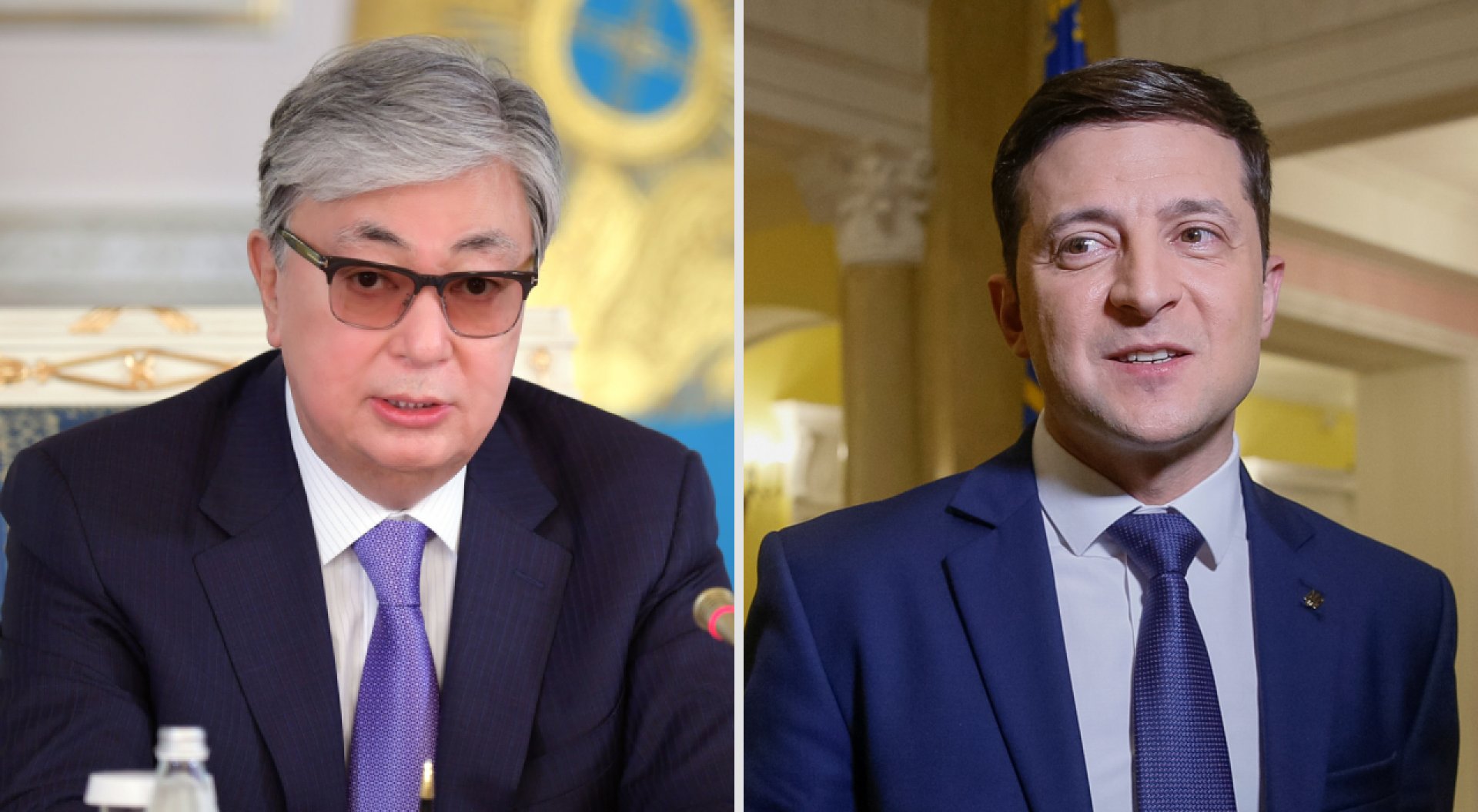 Зеленский от имени украинского народа обратился к президенту Казахстана Токаеву