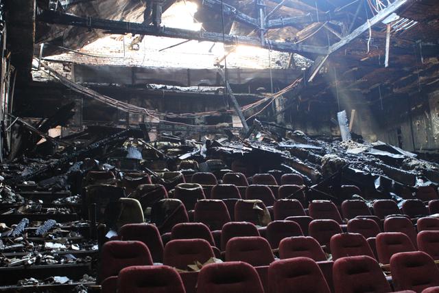 Сгоревший кинотеатр «Жовтень» будет восстановлен