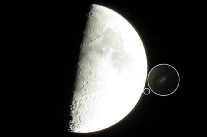 Житель американского города зафиксировал корабль пришельцев возле Луны – кадры