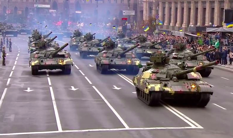 Полное видео военного парада в честь 25-летия независимости Украины