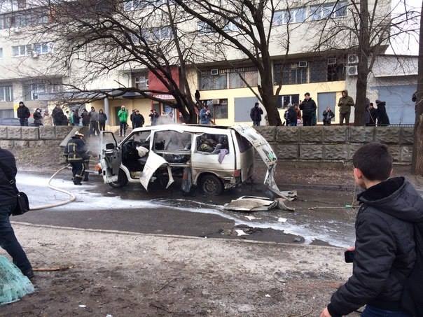 В Харькове на ходу взорвался автомобиль комбата «Слобожанщина»