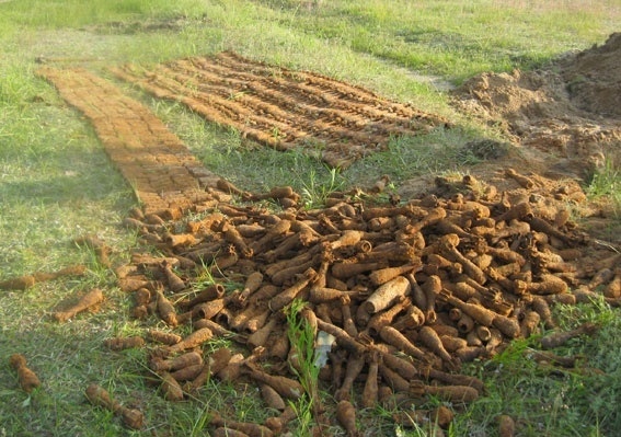 В Сумской области найден целый арсенал боеприпасов времен Второй мировой войны 