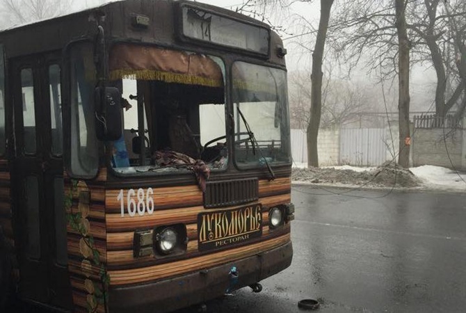 В Донецке из-за обстрелов остановлено движение транспорта, - горсовет