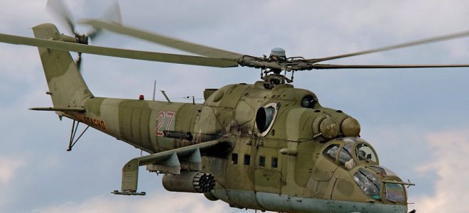 В сеть попало видео вертолетов ВКС Российской Федерации, расположенных в Сирии