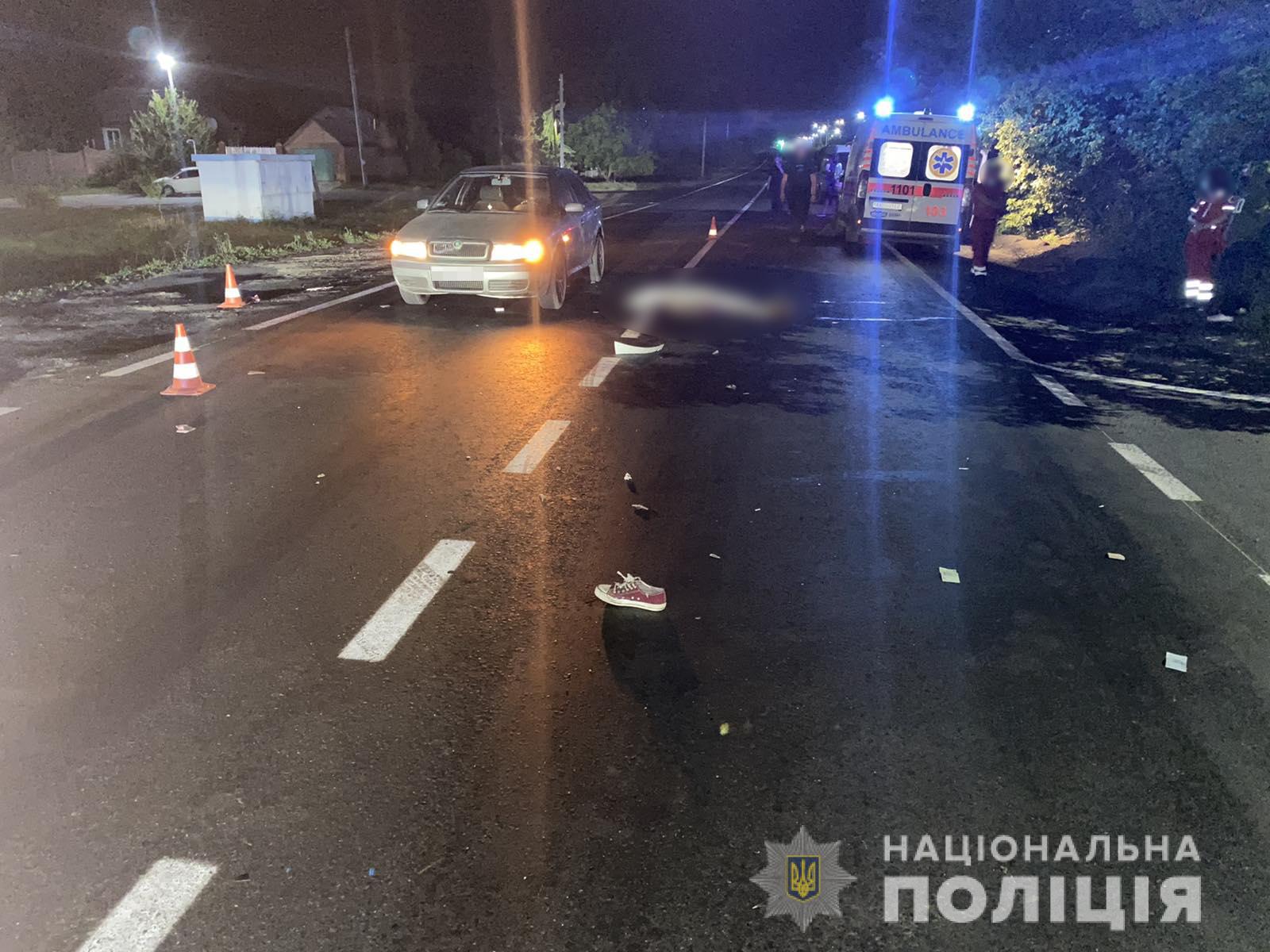 На Харьковщине карета скорой помощи насмерть сбила женщину-пешехода 