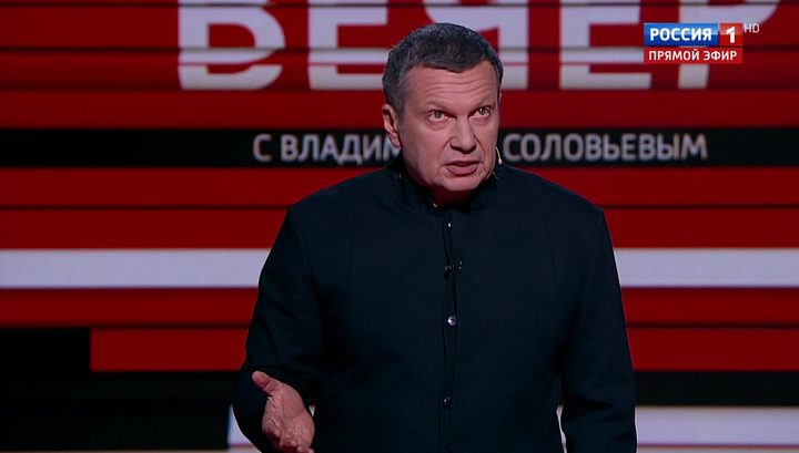 "Это же все бесы!" – Соловьев в прямом эфире устроил скандал из-за Украины