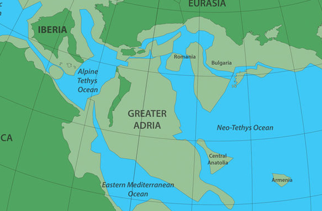 Под Европой нашли древний материк Большую Адрию 
