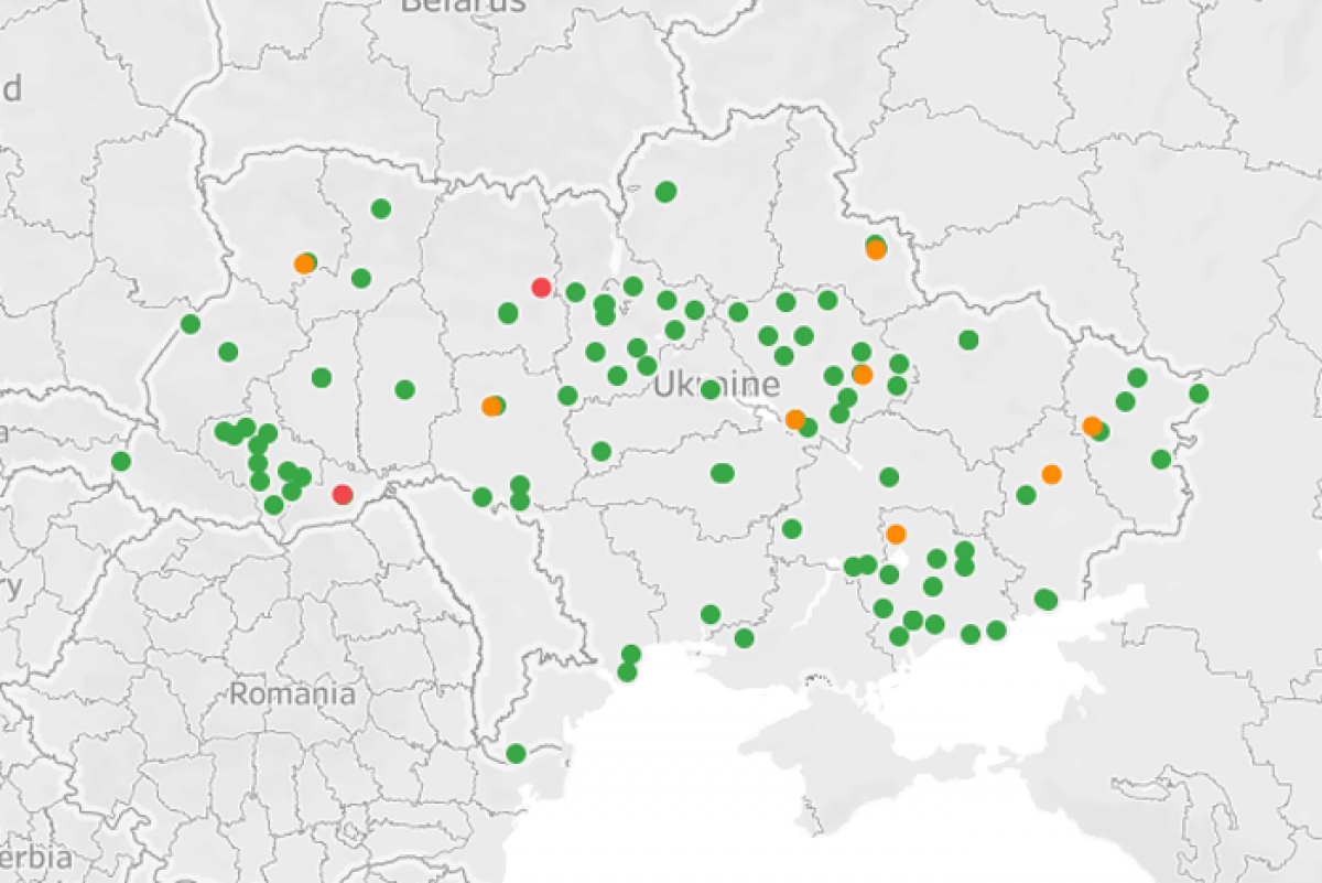 ​Интерактивная карта Украины по пандемии COVID-19 - в ОП презентовали важную разработку