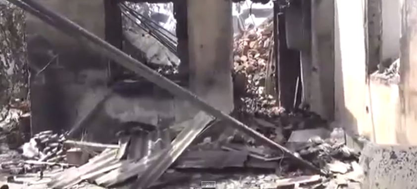 Горсовет: в Моспино из-за попадания снарядов сгорела школа. В центре Донецка слышны выстрелы из тяжелых орудий