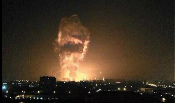 В Китае за час прогремело 15 взрывов
