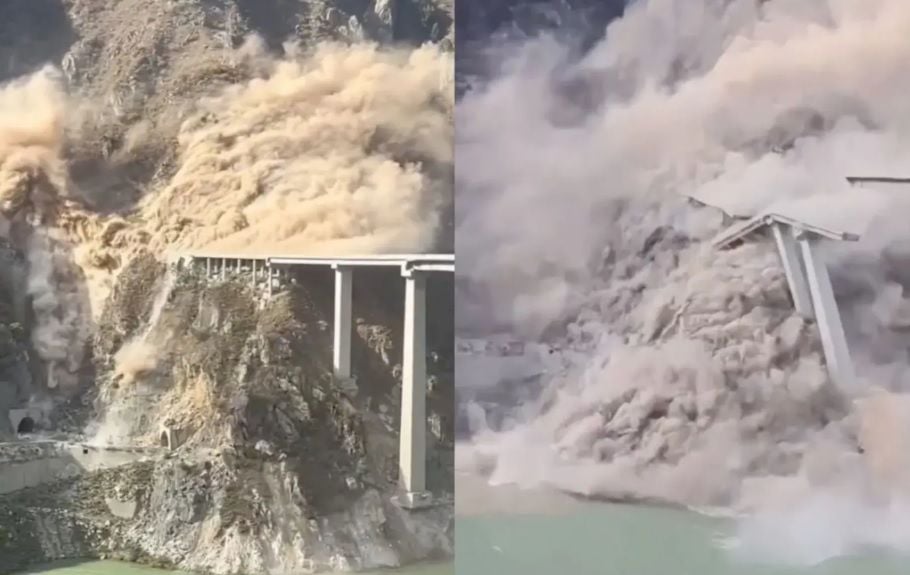 Новый стратегический мост между Китаем и Тибетом рухнул всего через несколько месяцев после открытия